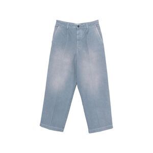 Marni Blue Trousers - Wide-Leg Trousers Men
